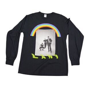 LANY Long Sleeve Shirt Mens Medium Black Moon‎ Tour  Gildan